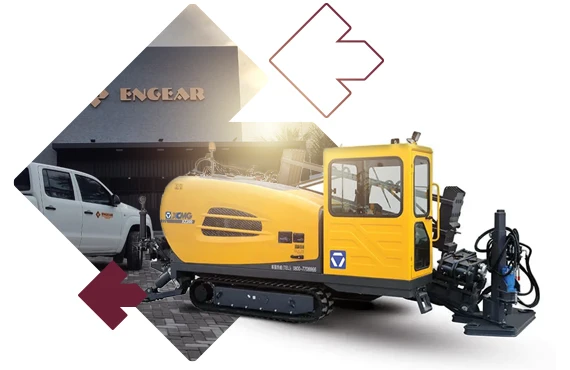 Novo equipamento da Engear, perfuratriz XCMG 150E